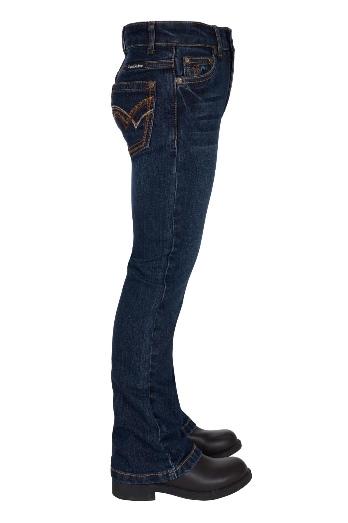 Pure Western – Girls Sam Boot Cut Jean