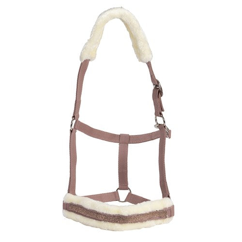 Rancher Fleece Padded Halter - Beige