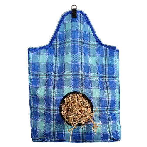 STC Hay Bag Feeder – PVC Mesh – Blue