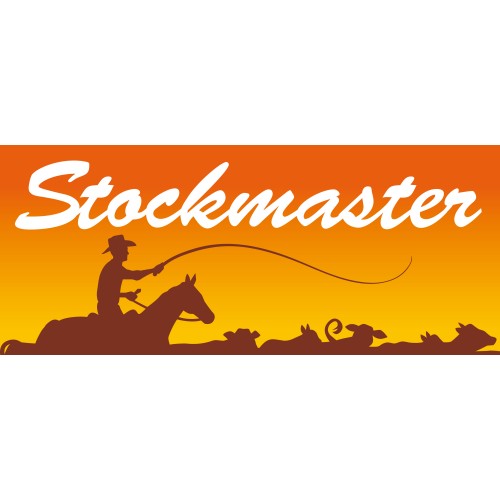 5" x 6 Plait Stockmaster Red Hide Stockwhip