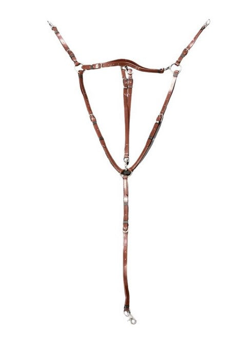 PVC Stockman's Breastplate - Brown