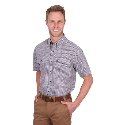 Thomas Cook Men’s Will Check 2-Pocket Short Sleeve Shirt