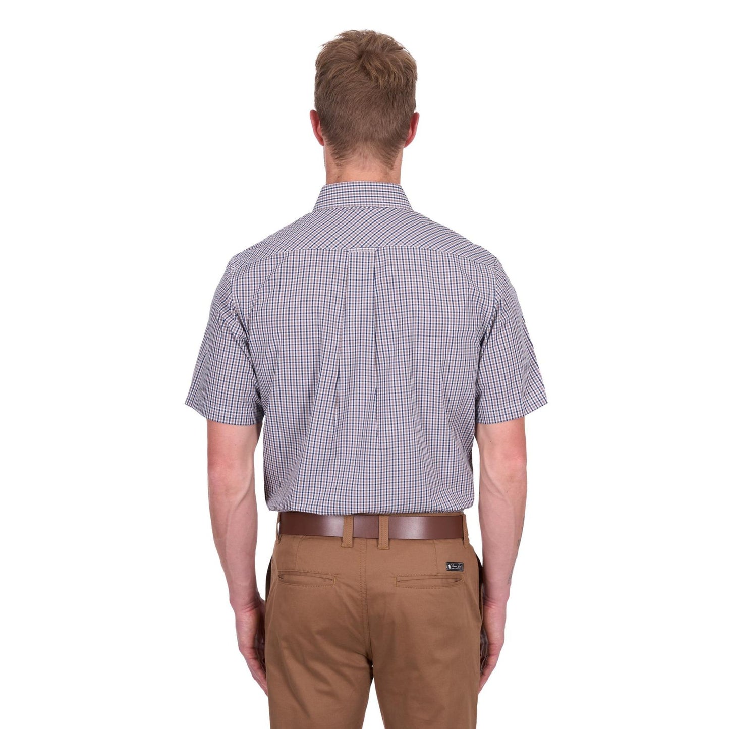 Thomas Cook Men’s Will Check 2-Pocket Short Sleeve Shirt