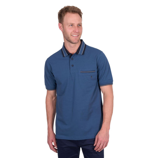 Thomas Cook Men’s Ben Tailored 1-Pocket Short Sleeve Polo
