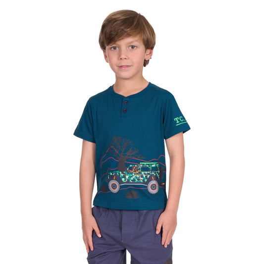 Thomas Cook Boy’s Lucas Short Sleeve Henley Tee