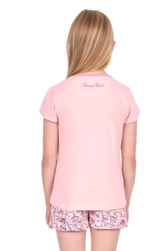 Girl’s Running Horses Glow In The Dark PJ’s