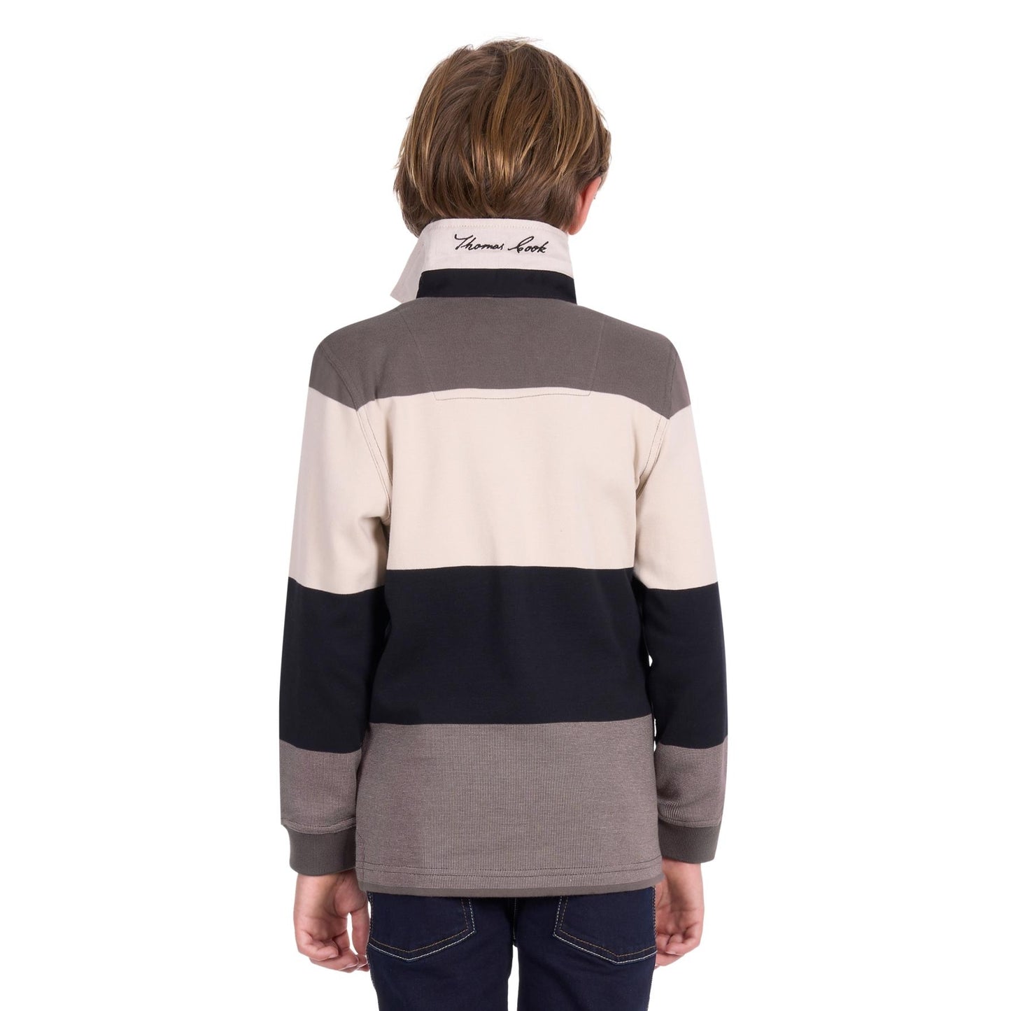 Thomas Cook Boy’s Brandon Stripe Rugby