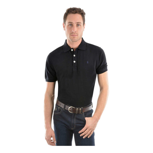 Thomas Cook - Men's Tailored Short Sleeve Polo Black