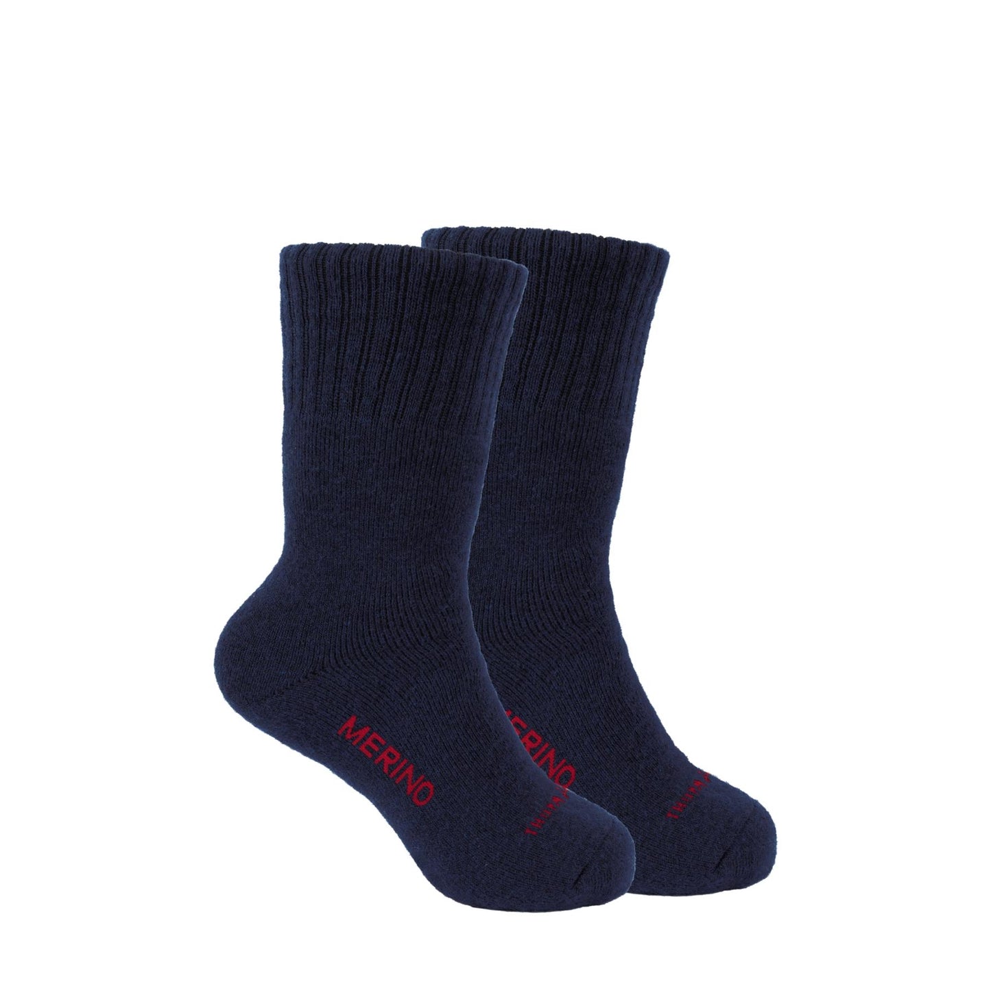 Thomas Cook Merino Logo Socks Navy – Twin Pack