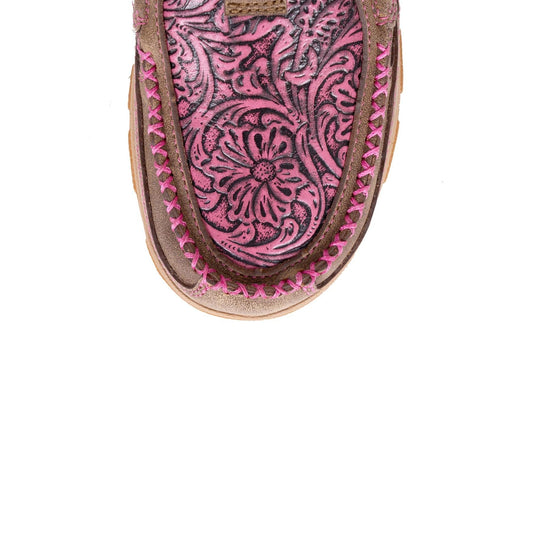 Twisted X Women’s Pink Tooled CellStretch® Slip-On