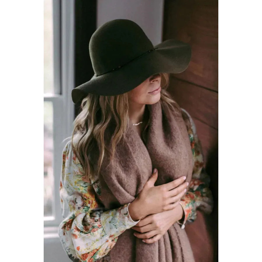 Charlene - Wool Felt Boho Hat