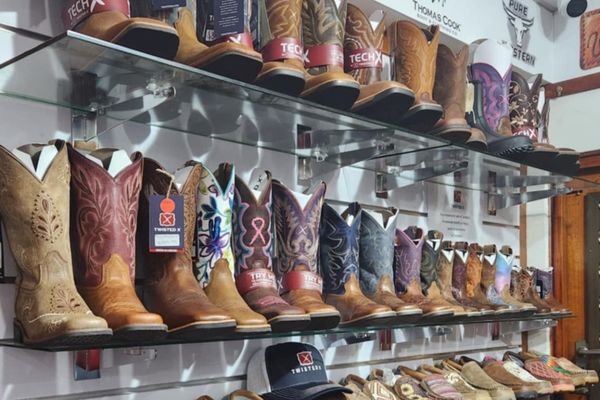 Western Boots on Display