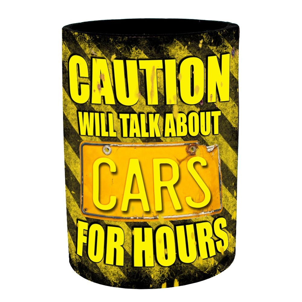 Caution Cars Stubby Holder – Premium Neoprene (5mm Thick)