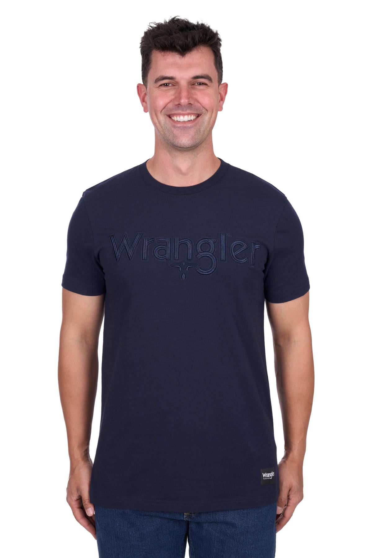 Wrangler Men’s Chase Short Sleeve Tee – Navy