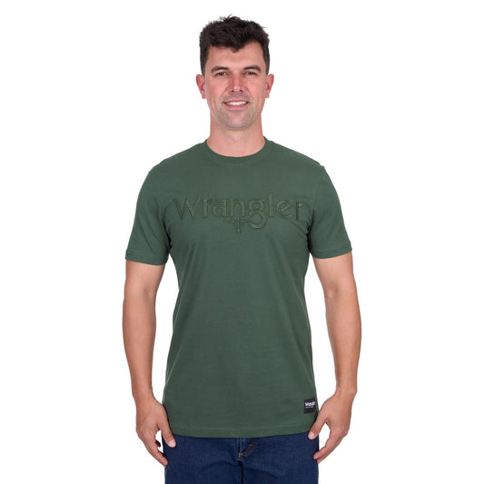 Wrangler Men’s Chase Short Sleeve Tee – Cypress