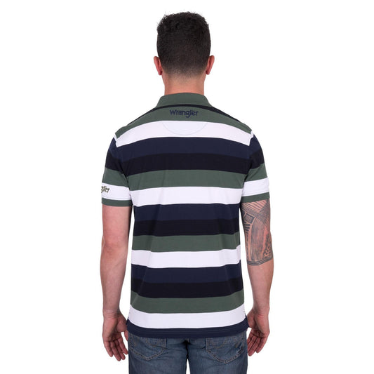 Wrangler Men’s Alan 1-Pocket Short Sleeve Polo