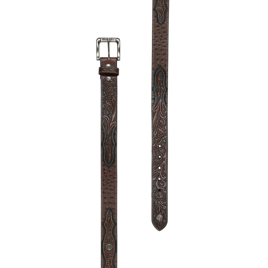 Wrangler Fraser Belt – Ostrich Embossed Leather