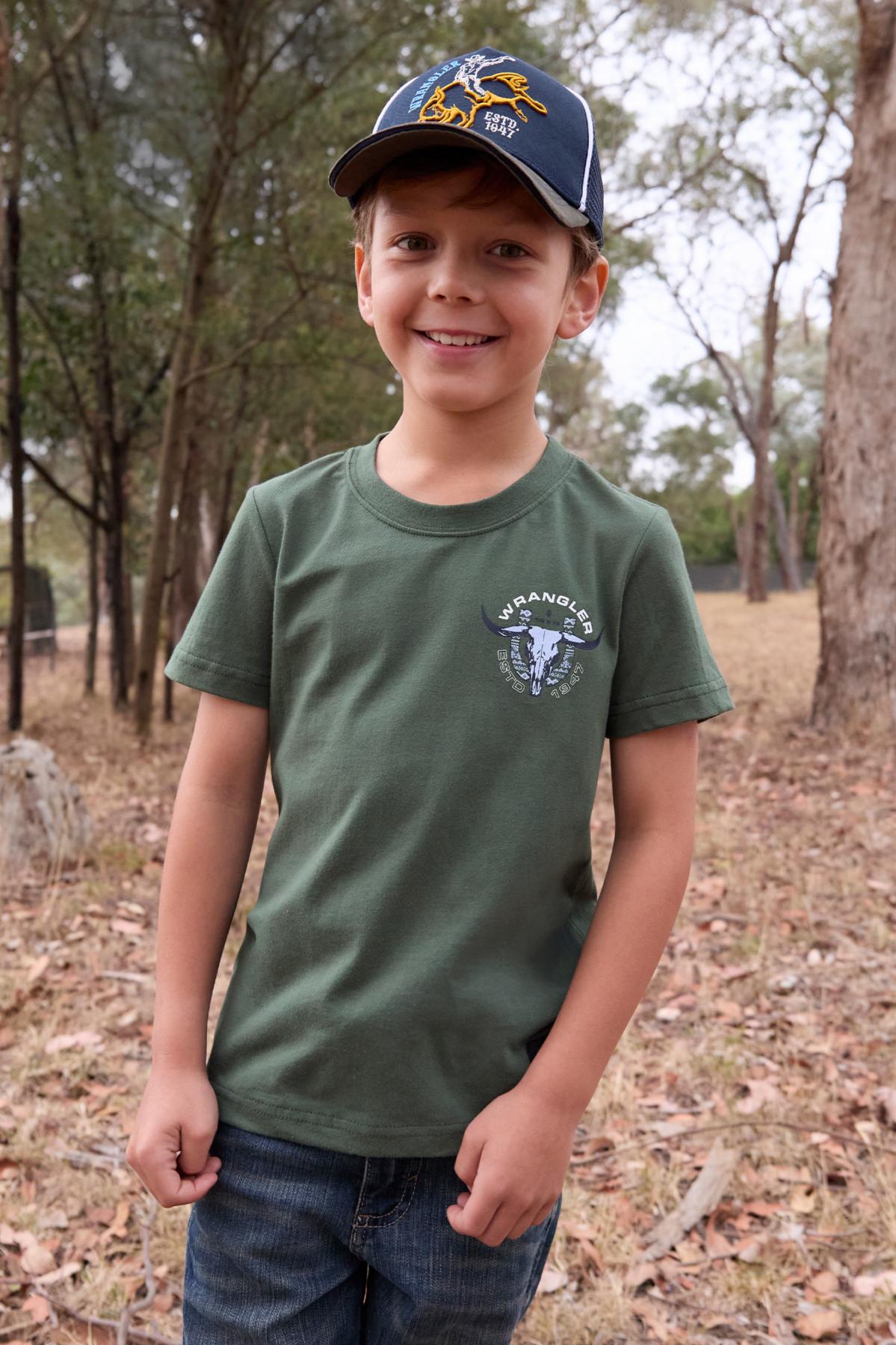 Wrangler® Boy’s Henry Short Sleeve Tee