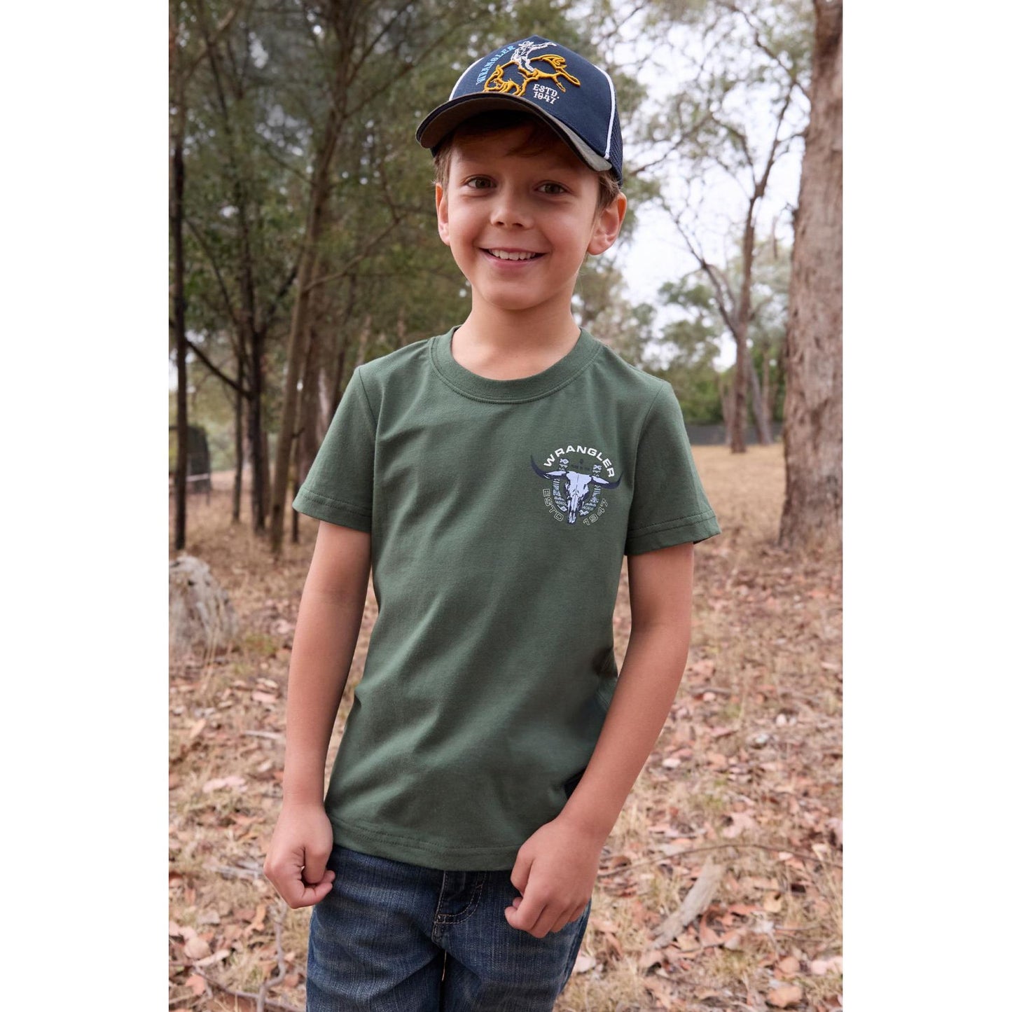 Wrangler® Boy’s Henry Short Sleeve Tee