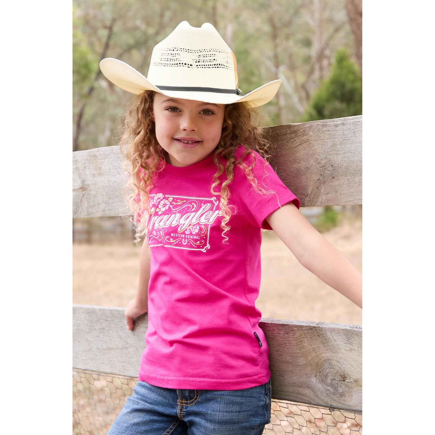 Wrangler® Girl’s Delila Short Sleeve Tee