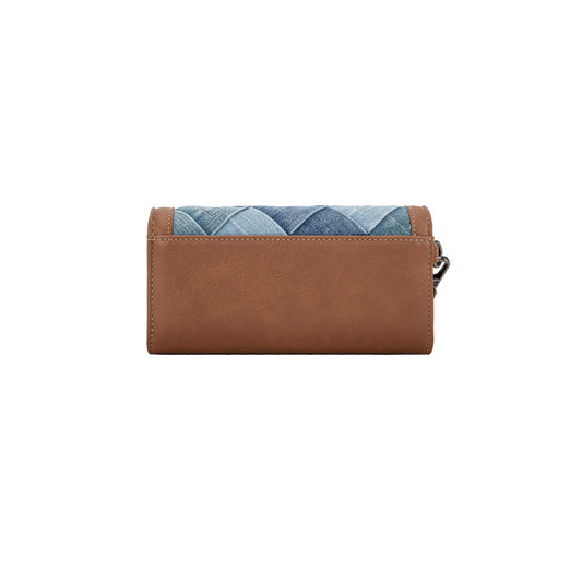 Wrangler Denim Patchwork Wallet