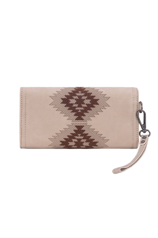 Wrangler Harper Aztec Wallet - Beige