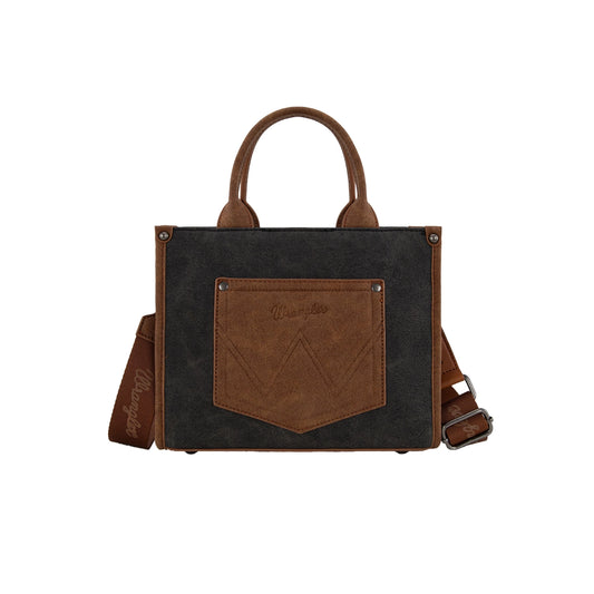 Wrangler Feature Buckle Crossbody Bag - Black