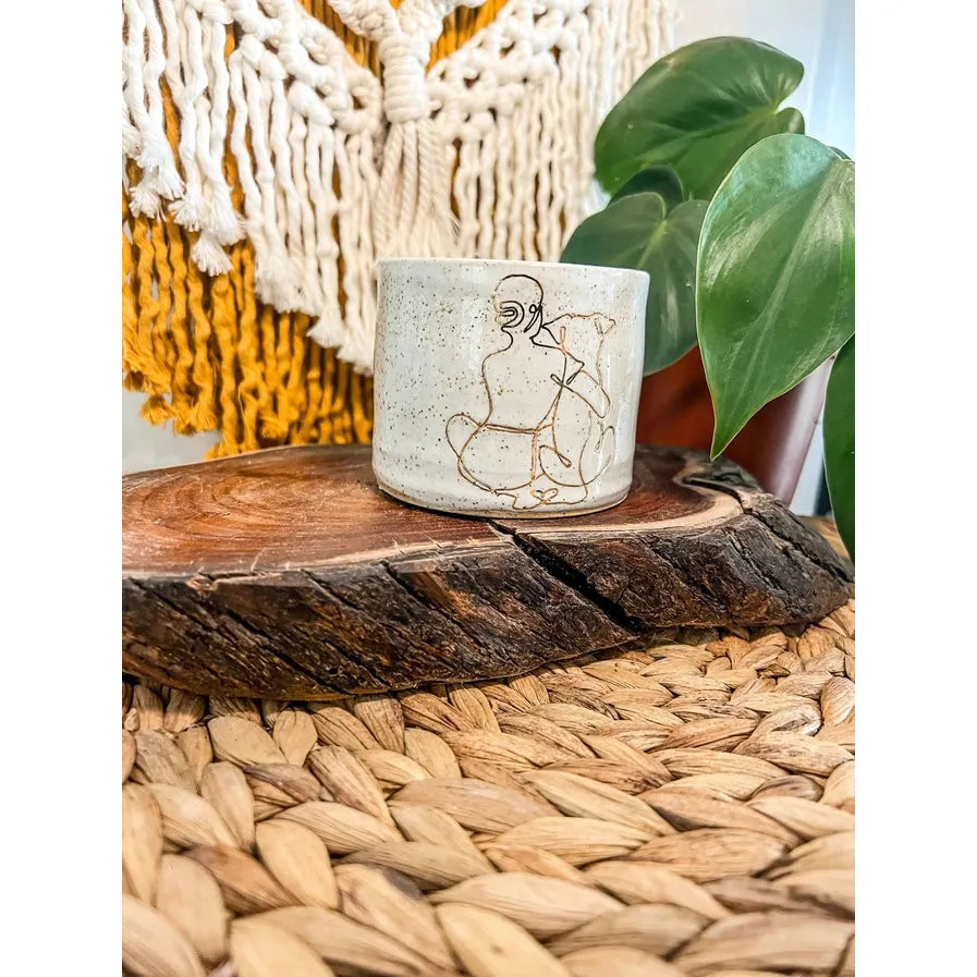 Ceramic Mug - Girl Hugging Dog