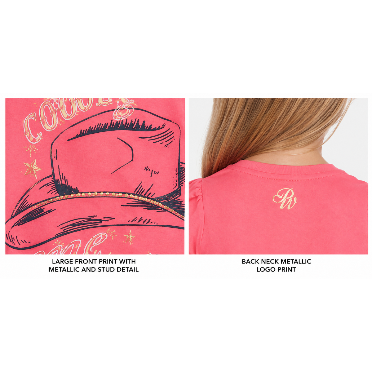 Pure Western Girl’s Alira Short Sleeve Tee
