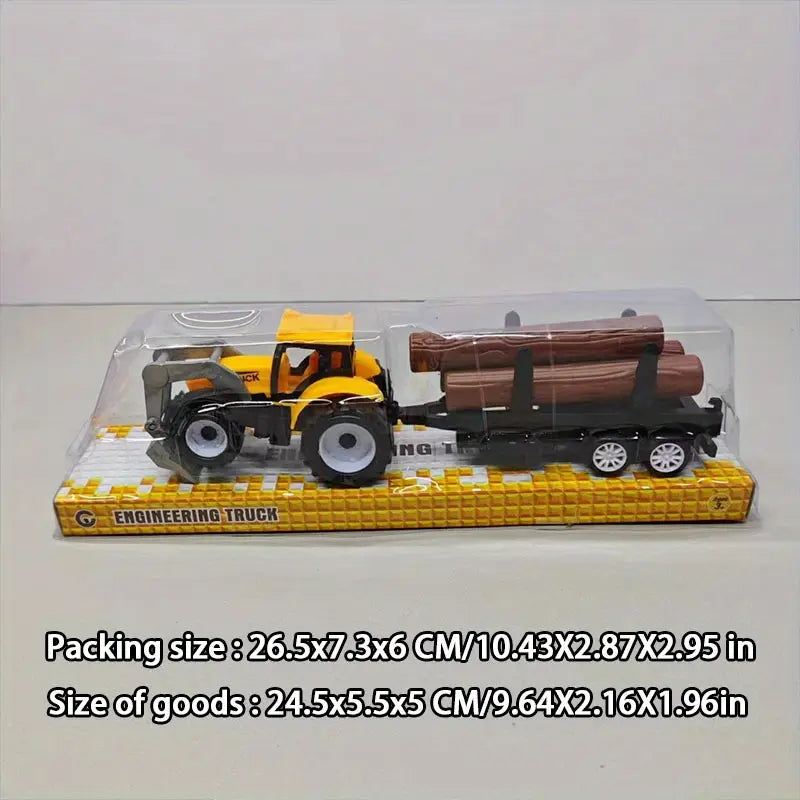 Children’s Toy Car with Bucket – Yellow Engineering Vehicle Set