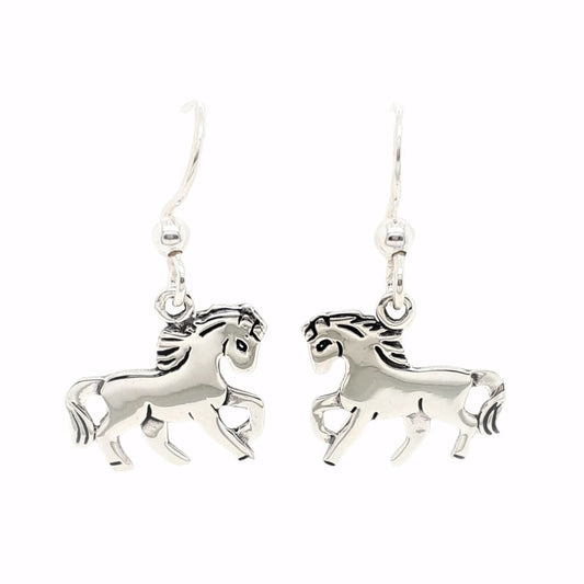 MCJ - Small Horse Drop Earring