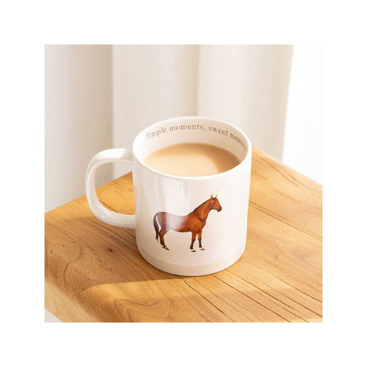 🐴 Rustic Meadow Horse Mug