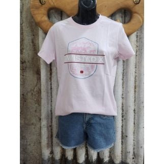 Twisted X Ladies Kim Short Sleeve Tee – Blush