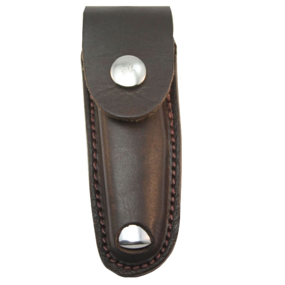Stockman Vertical Knife Pouch – Medium Brown Leather