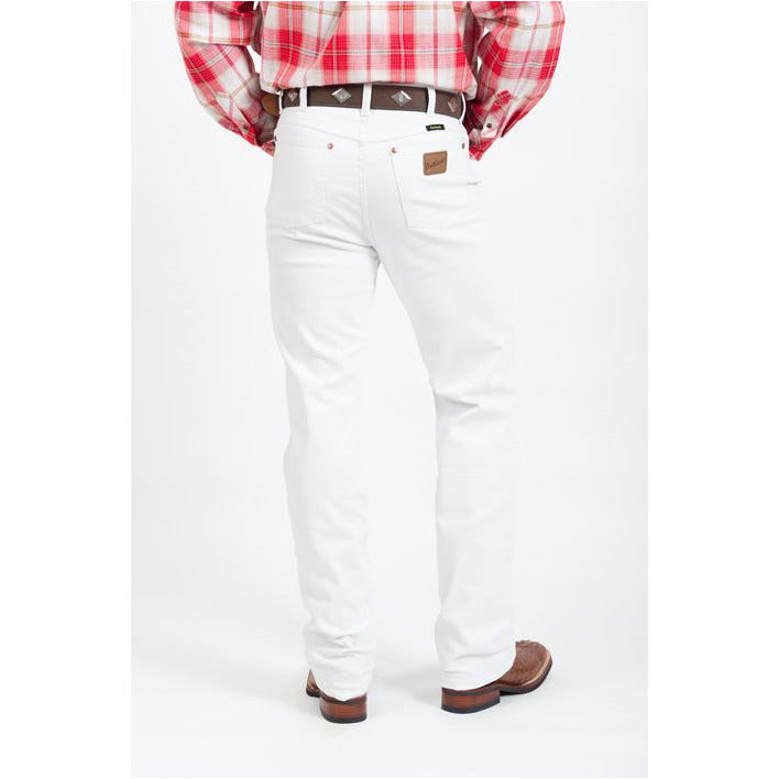 Outback – 34" Leg Men’s Stretch Jeans – White