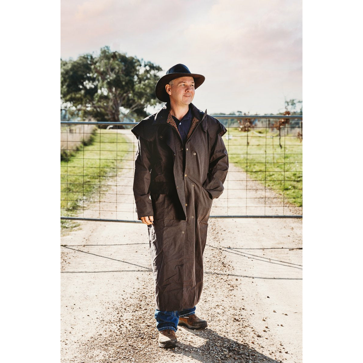 Nullarbor - Full Length Oilskin Coat