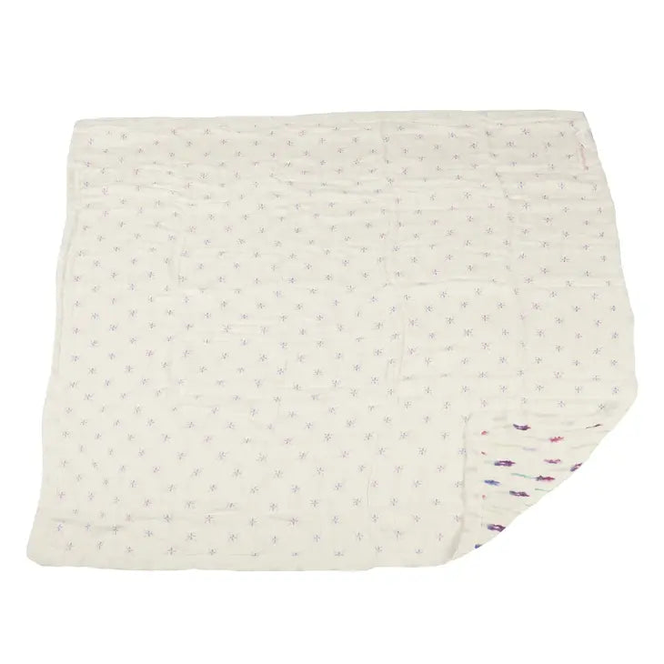 Lavender and Lavender Flower Newcastle Blanket