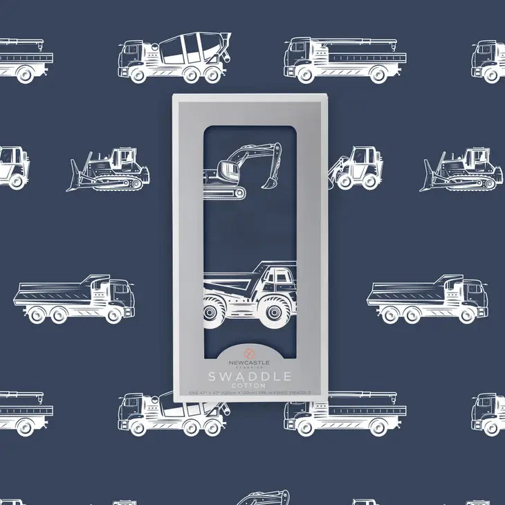 Things That Go Swaddle - Tractor Dump Truck