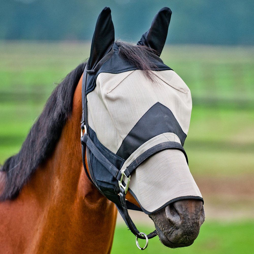 Horze - Fly Hood w Nose