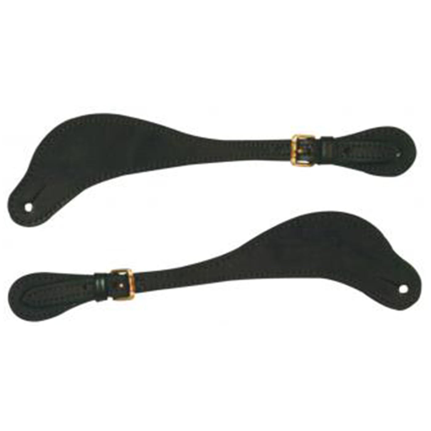 Western Spur Straps - Brass Buckles