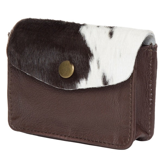 Cowhide Card & Change Purse