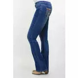 Maggie Western Style Boot Cut Bling Riding Jeans