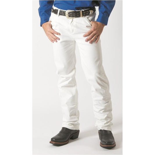 Outback – 34" Leg Men’s Stretch Jeans – White