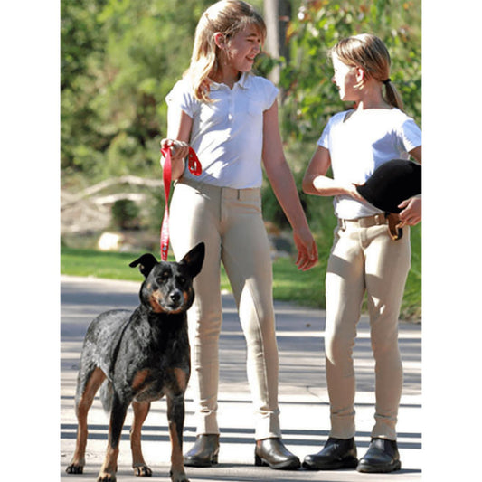 Peter Williams - Full Suede Seat - Pull-on Jodhpurs Children's - Beige