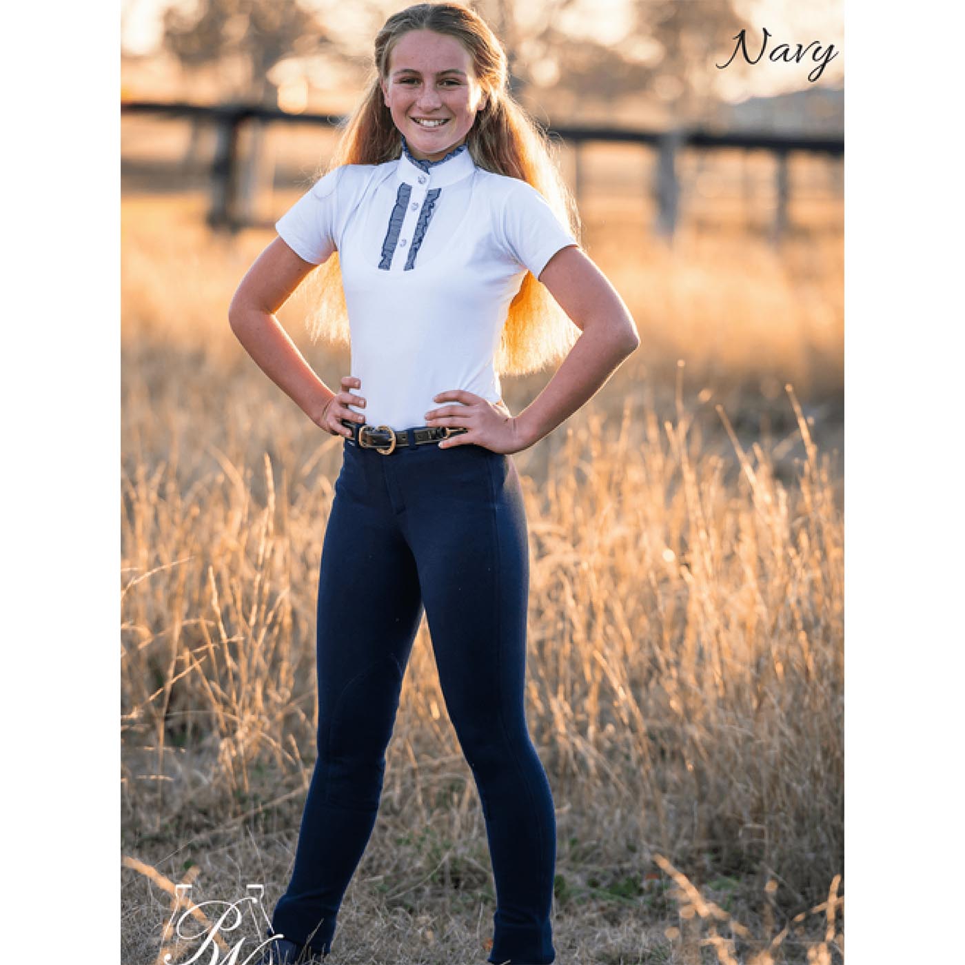 Peter Williams - Pull-on Jodhpurs - Children - Navy