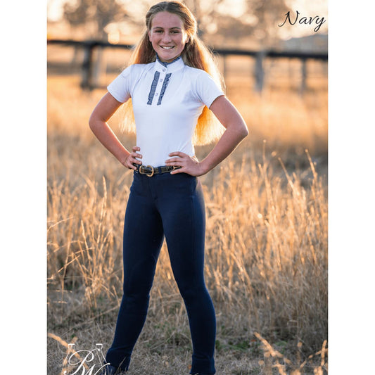 Peter Williams - Pull-on Jodhpurs - Children - Navy