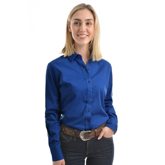Wrangler - Tracey Drill Shirt L/Shirt - Blue