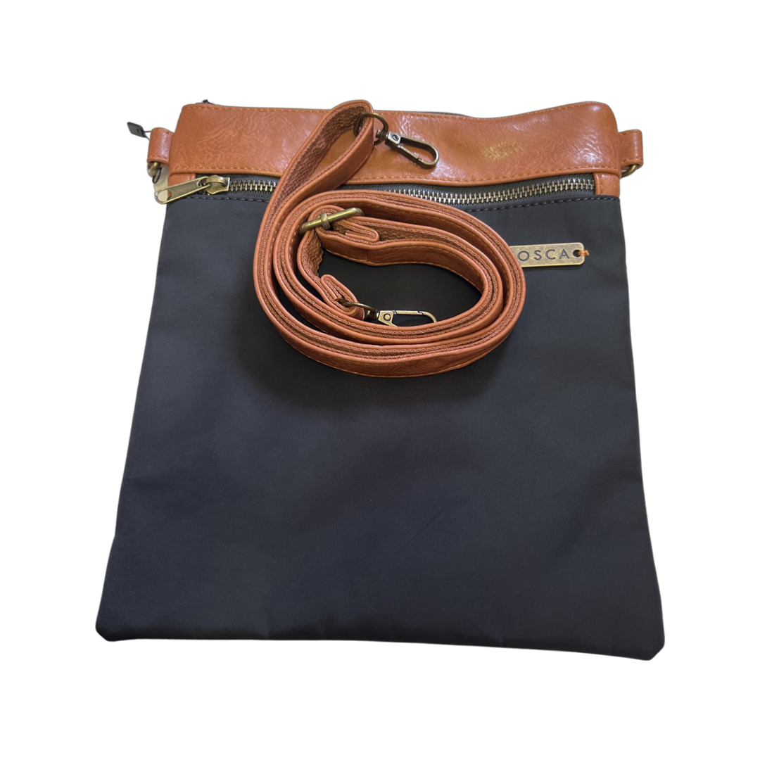 Black and Tan Slinger Bag