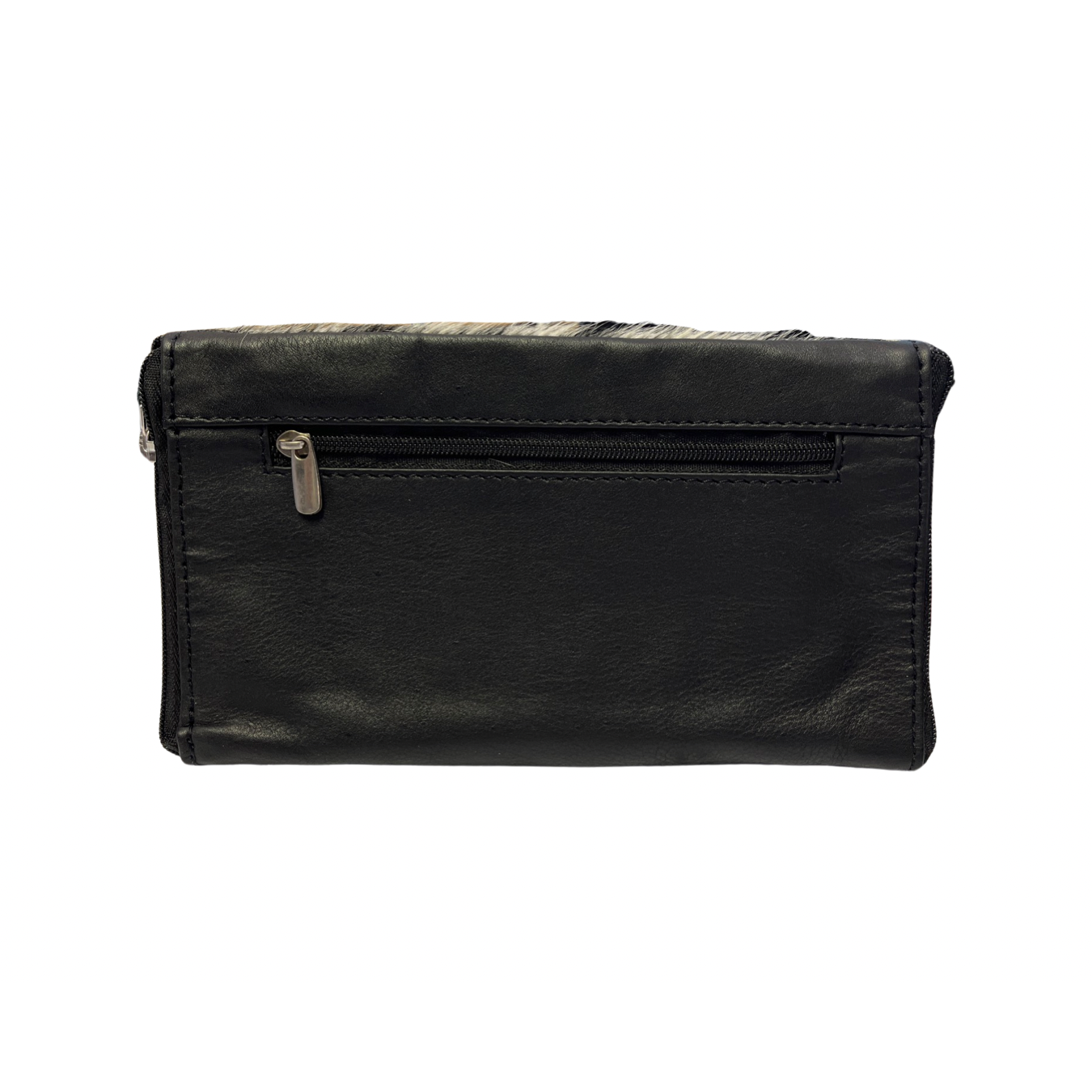 Cowhide Double Spectacle Case - Black - SPEC0305