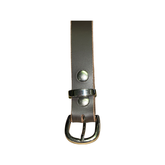Leather Belt - Removable Buckle - Brown - 1" wide Anning & Son
